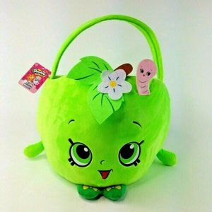 Shopkins Apple Blossom Large Plush Easter Basket Halloween Birthday Storage Fun